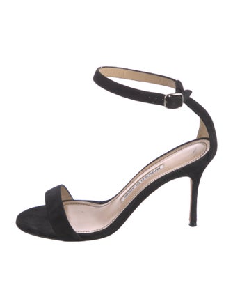 Manolo Blahnik Suede Sandals
