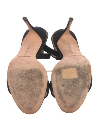 Manolo Blahnik Suede Sandals