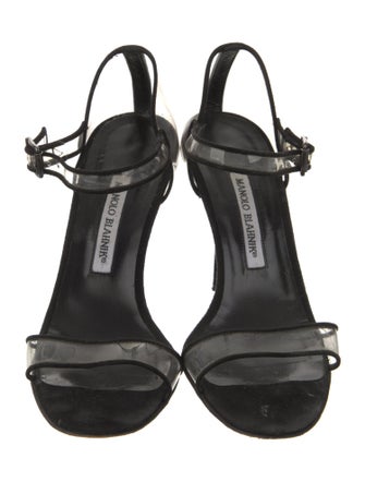 Manolo Blahnik Suede Sandals