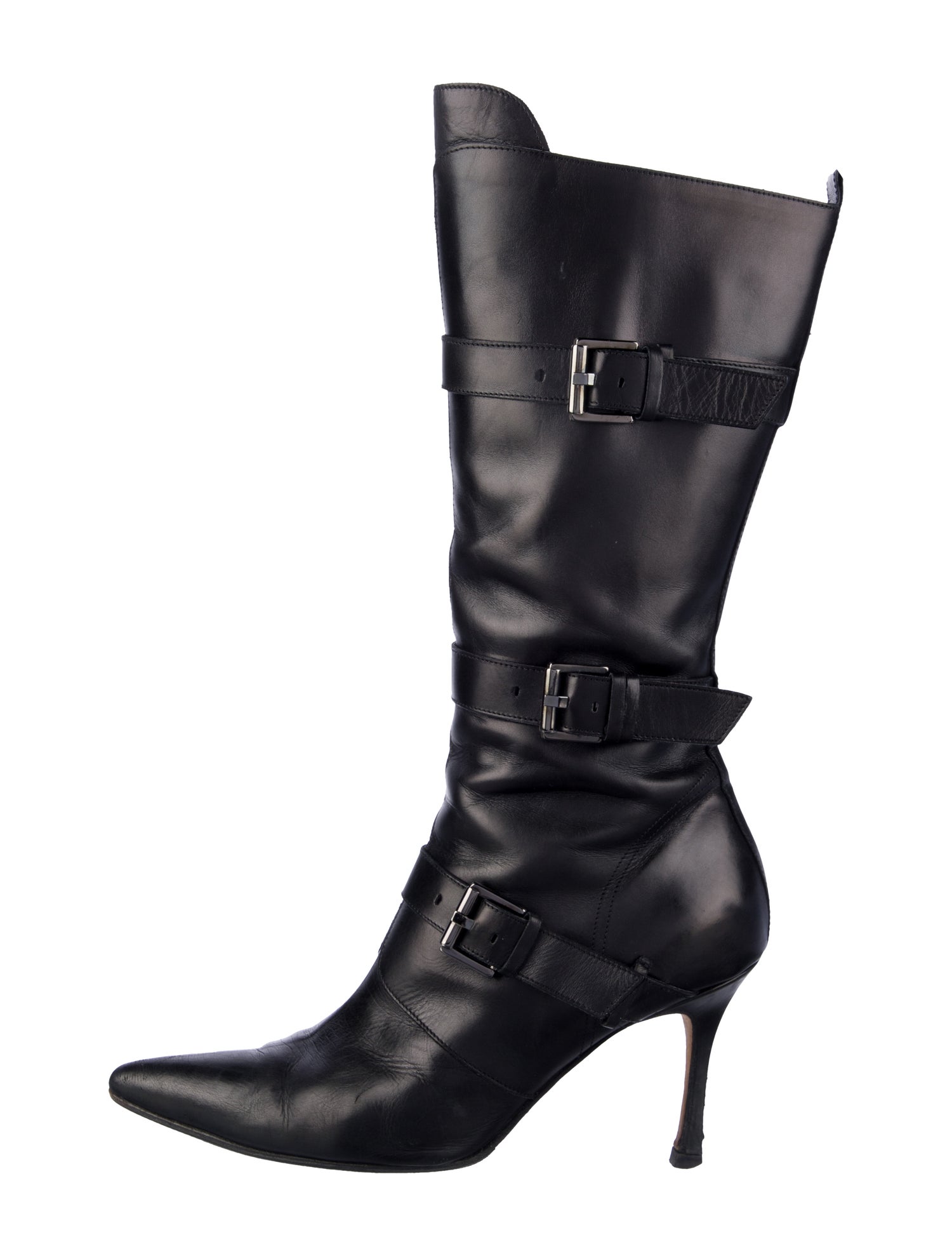 Manolo Blahnik Leather Boots