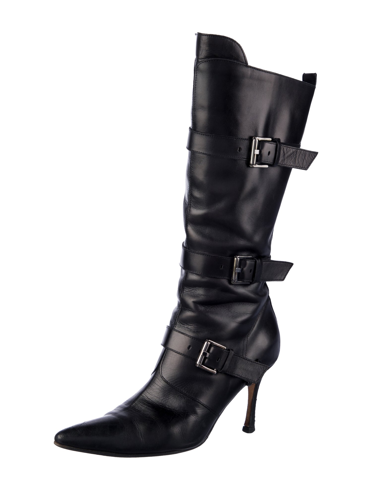 Manolo Blahnik Leather Boots