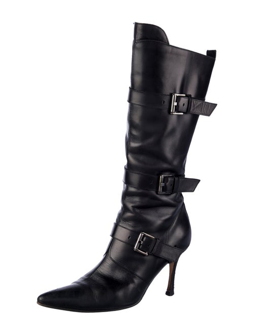 Manolo Blahnik Leather Boots