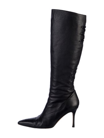 Manolo Blahnik Leather Boots