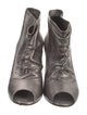 Manolo Blahnik Leather Lace-Up Boots