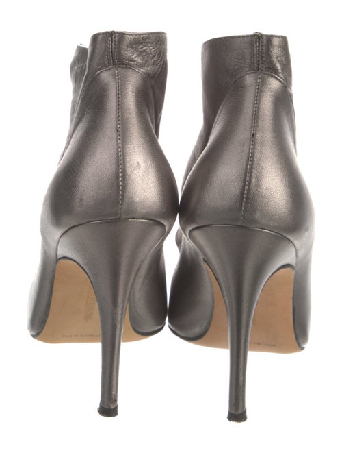 Manolo Blahnik Leather Lace-Up Boots