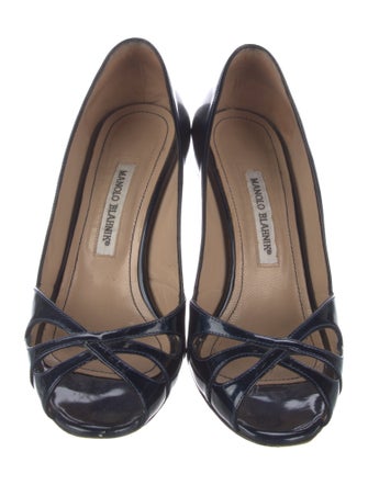Manolo Blahnik Patent Leather Pumps