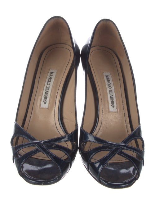 Manolo Blahnik Patent Leather Pumps
