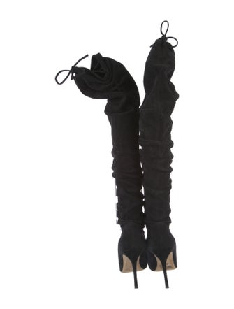 Manolo Blahnik Suede Boots