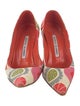 Manolo Blahnik Printed Pumps