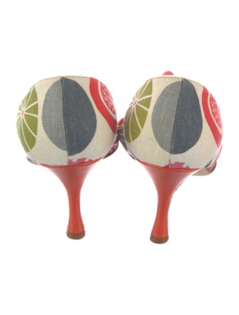 Manolo Blahnik Printed Pumps