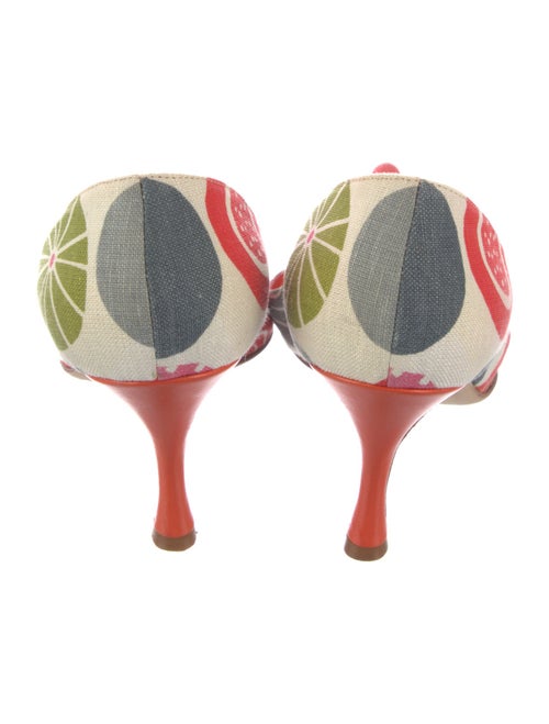 Manolo Blahnik Printed Pumps