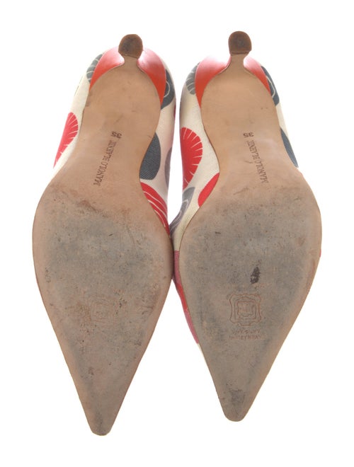 Manolo Blahnik Printed Pumps