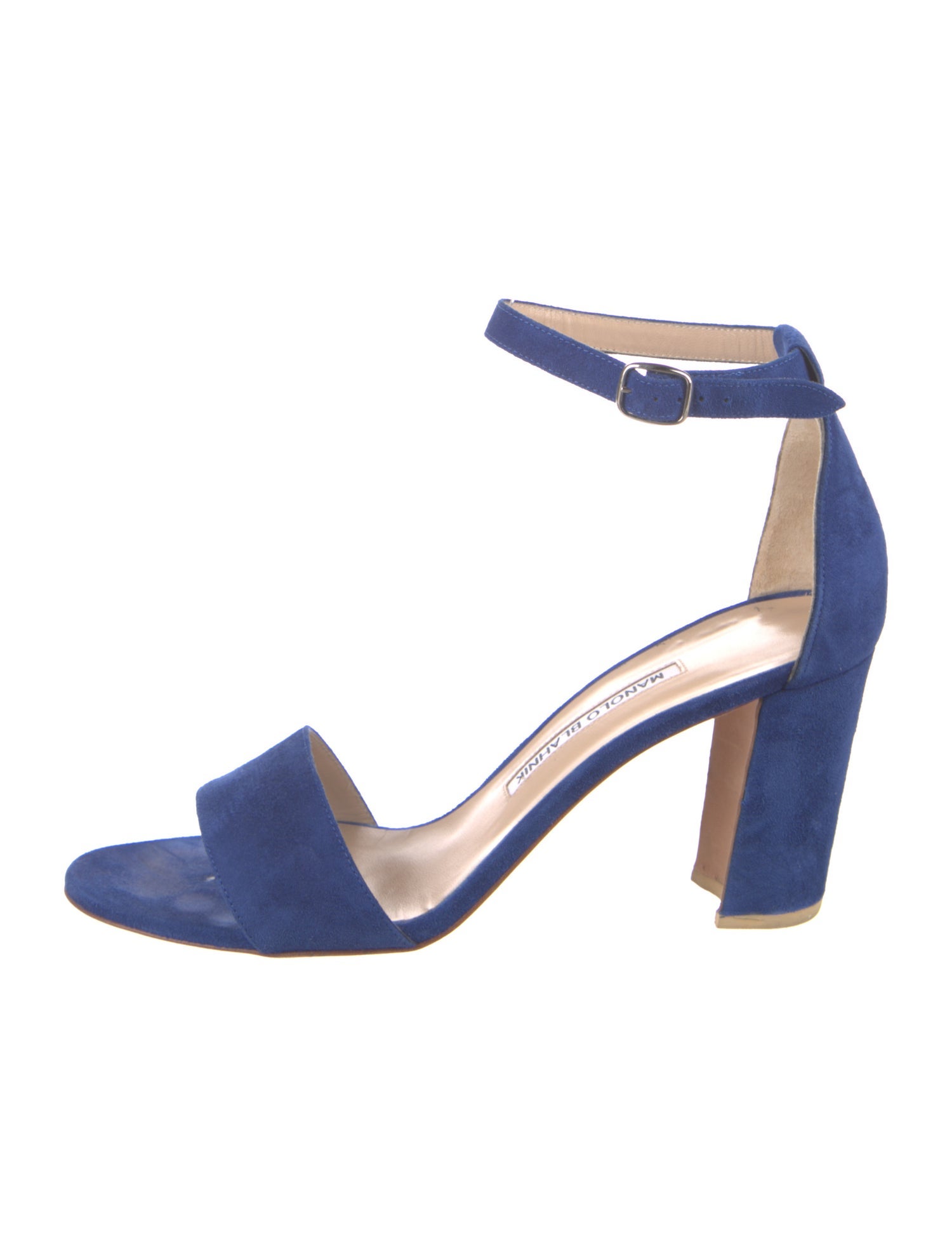 Manolo Blahnik Suede Sandals