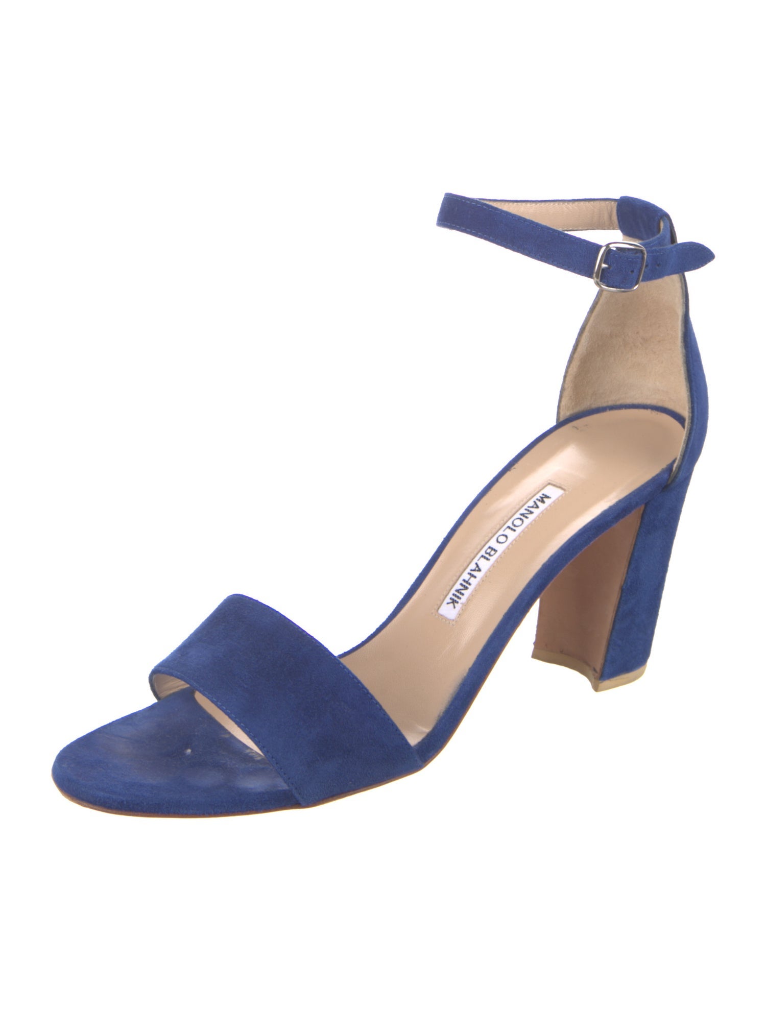 Manolo Blahnik Suede Sandals