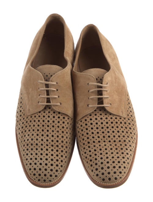 Manolo Blahnik Suede Oxfords