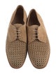 Manolo Blahnik Suede Oxfords