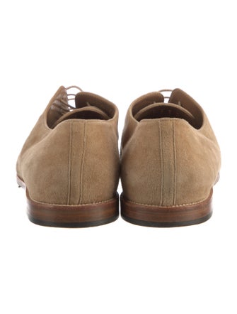 Manolo Blahnik Suede Oxfords