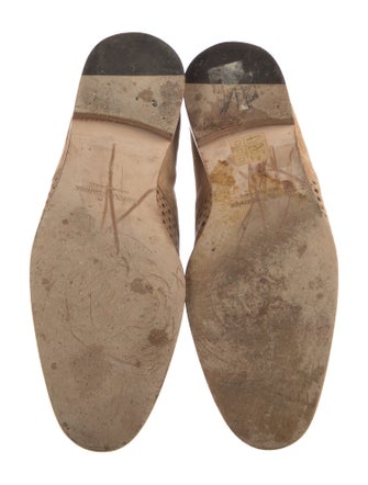 Manolo Blahnik Suede Oxfords