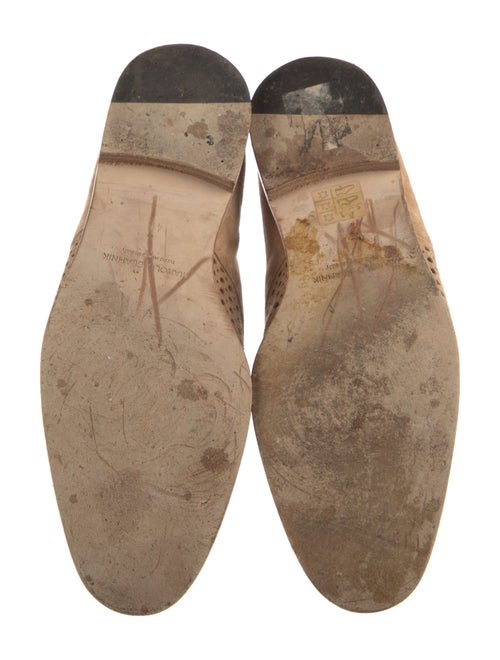 Manolo Blahnik Suede Oxfords