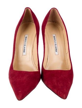 Manolo Blahnik Suede Pumps