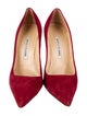 Manolo Blahnik Suede Pumps