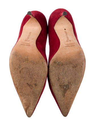 Manolo Blahnik Suede Pumps