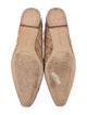 Manolo Blahnik Quilted Pattern Colorblock Pattern Ballet Flats
