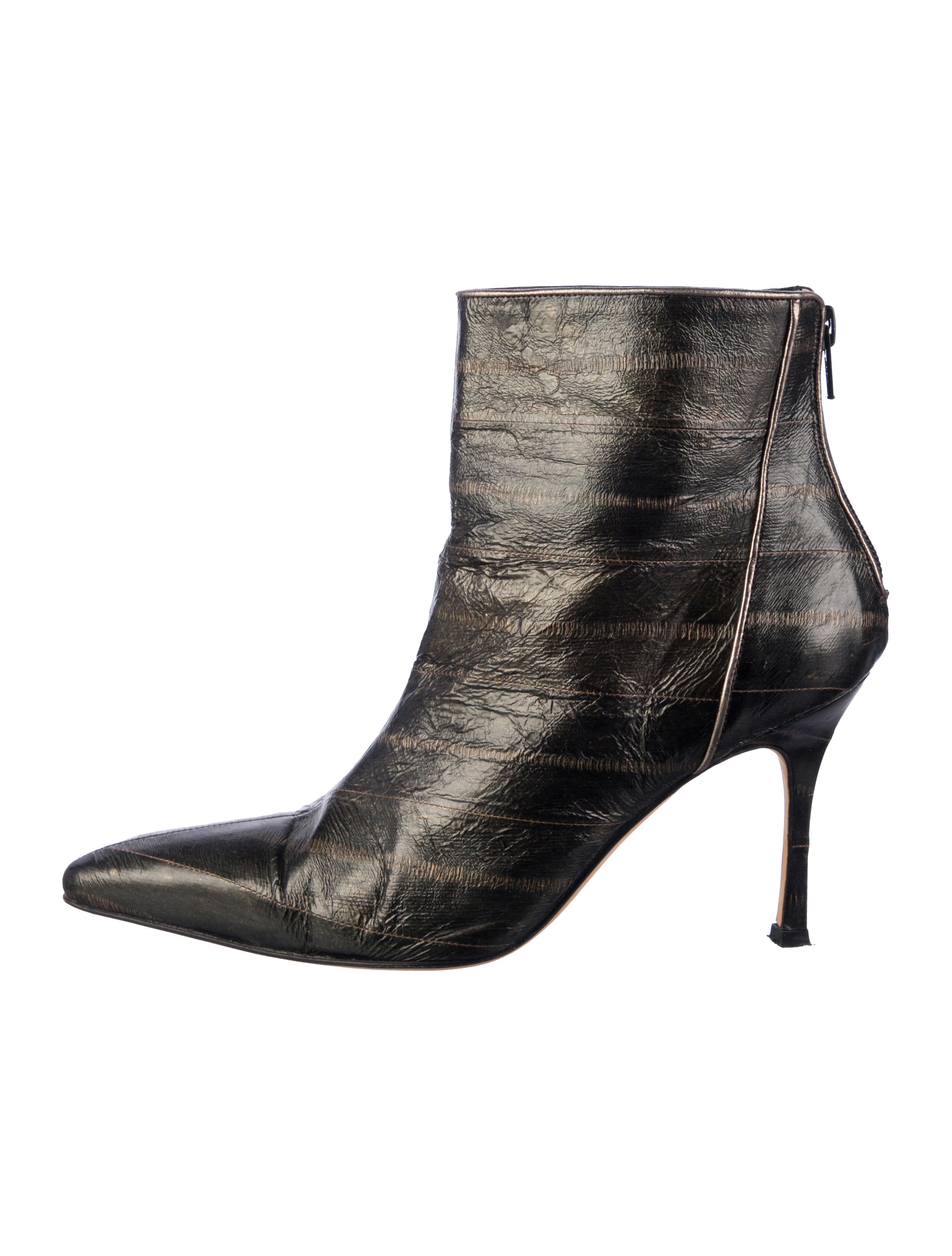 Manolo Blahnik Leather Boots