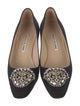 Manolo Blahnik Crystal Embellishments Pumps