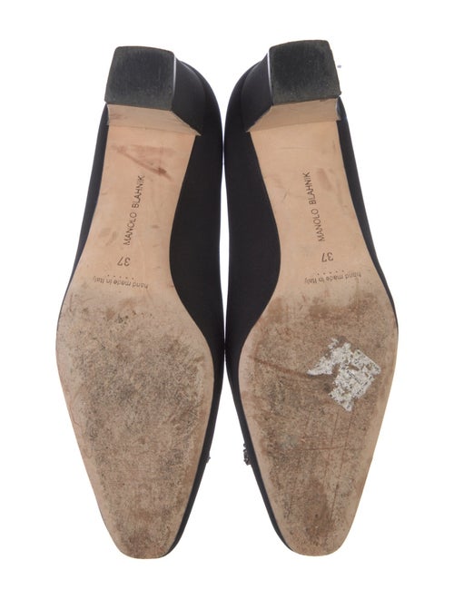 Manolo Blahnik Crystal Embellishments Pumps