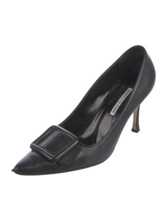 Manolo Blahnik Leather Pumps