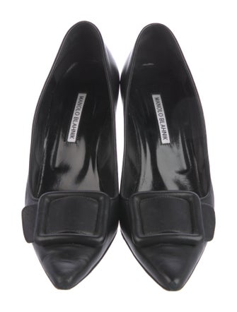 Manolo Blahnik Leather Pumps