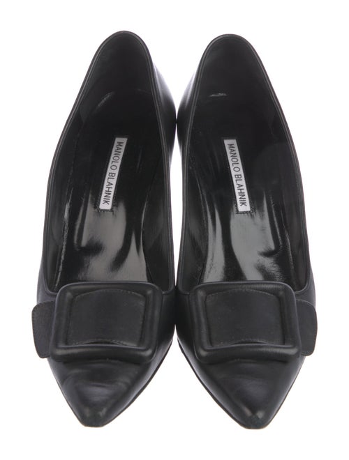 Manolo Blahnik Leather Pumps