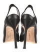 Manolo Blahnik Leather Slingback Pumps