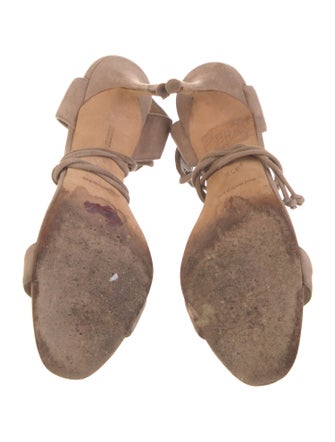 Manolo Blahnik Suede Sandals