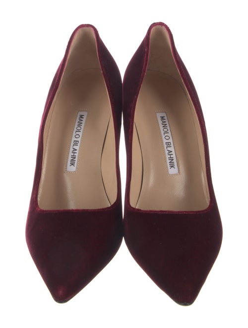 Manolo Blahnik Velvet Pumps