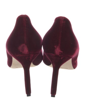 Manolo Blahnik Velvet Pumps