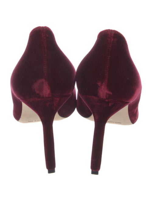 Manolo Blahnik Velvet Pumps