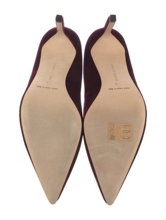 Manolo Blahnik Velvet Pumps