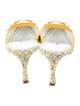 Manolo Blahnik Floral Print Mules