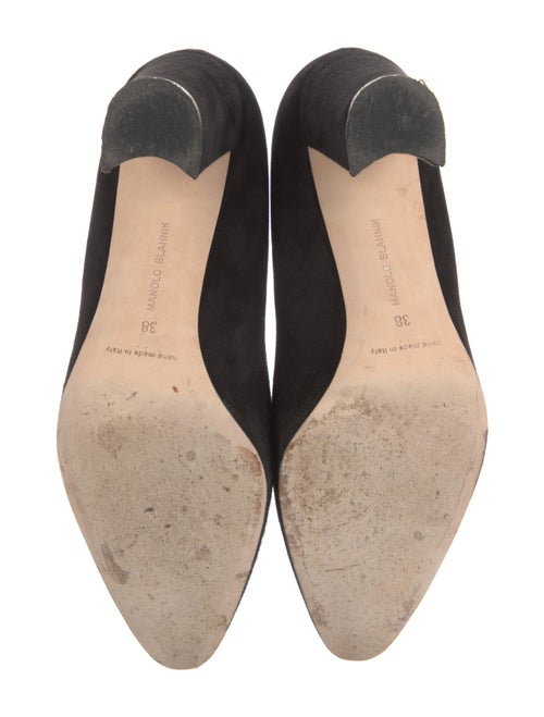 Manolo Blahnik Suede Pumps