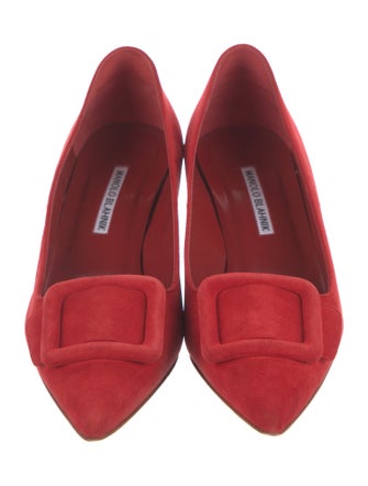 Manolo Blahnik Suede Pumps