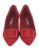 Manolo Blahnik Suede Pumps
