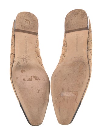 Manolo Blahnik Colorblock Pattern Flats