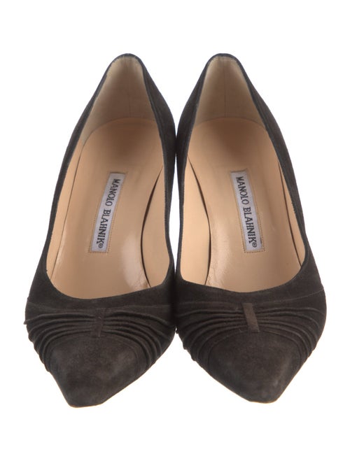 Manolo Blahnik Suede Pumps