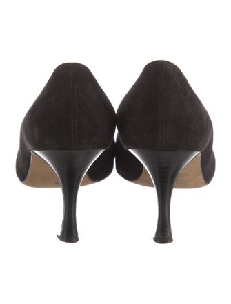 Manolo Blahnik Suede Pumps