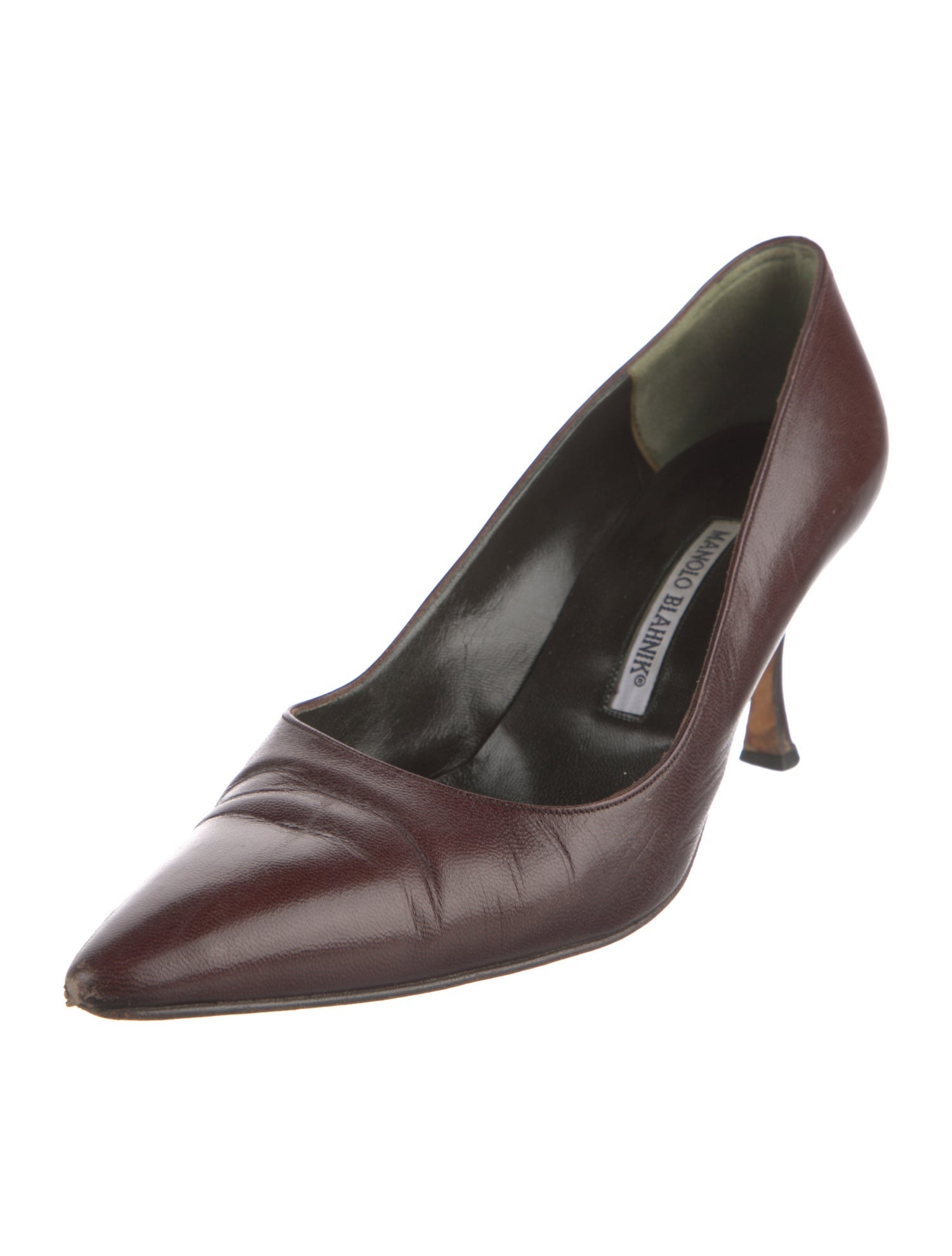 Manolo Blahnik Leather Pumps
