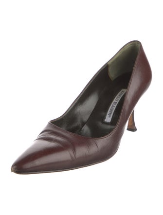 Manolo Blahnik Leather Pumps