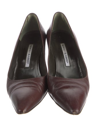 Manolo Blahnik Leather Pumps
