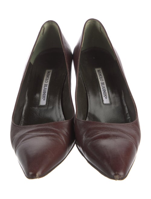Manolo Blahnik Leather Pumps